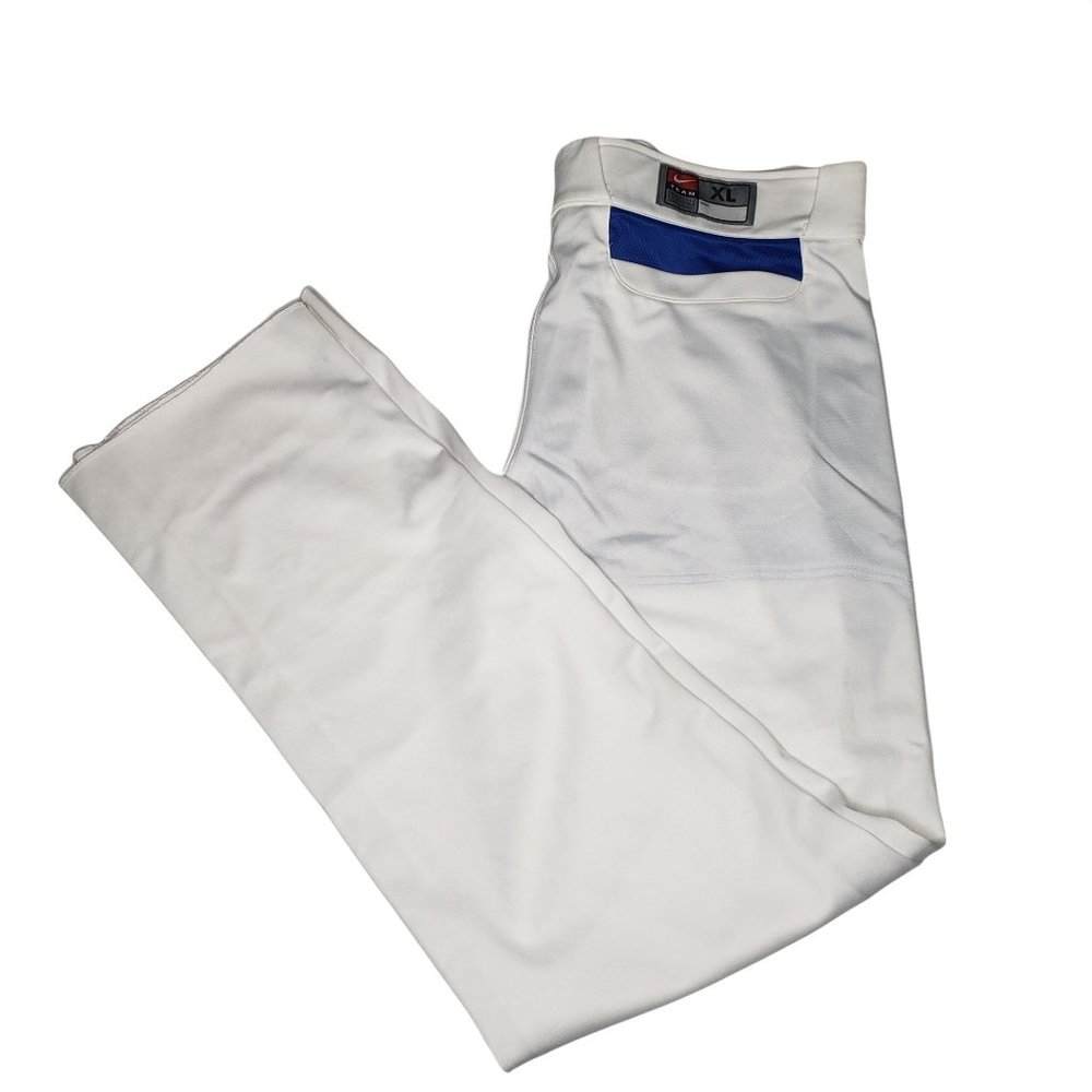 Nike Team Baseball Pants Men's Size XL White Blue